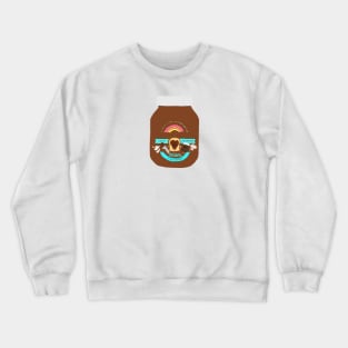 Chocolate cream jar Crewneck Sweatshirt